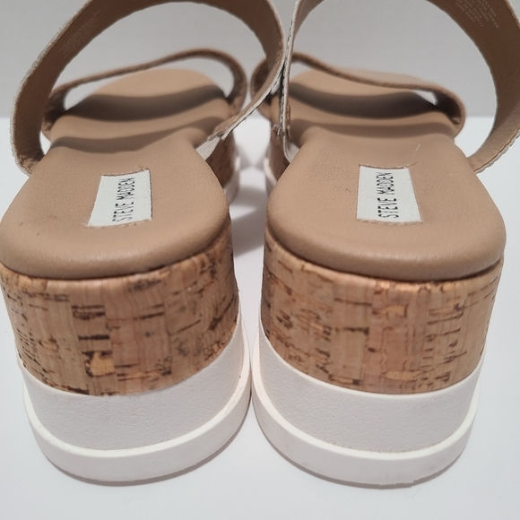 Steve Madden Thalia Cork Platform Sandal Reptile / Snake Strap Size 9M‎ - Picture 2 of 10